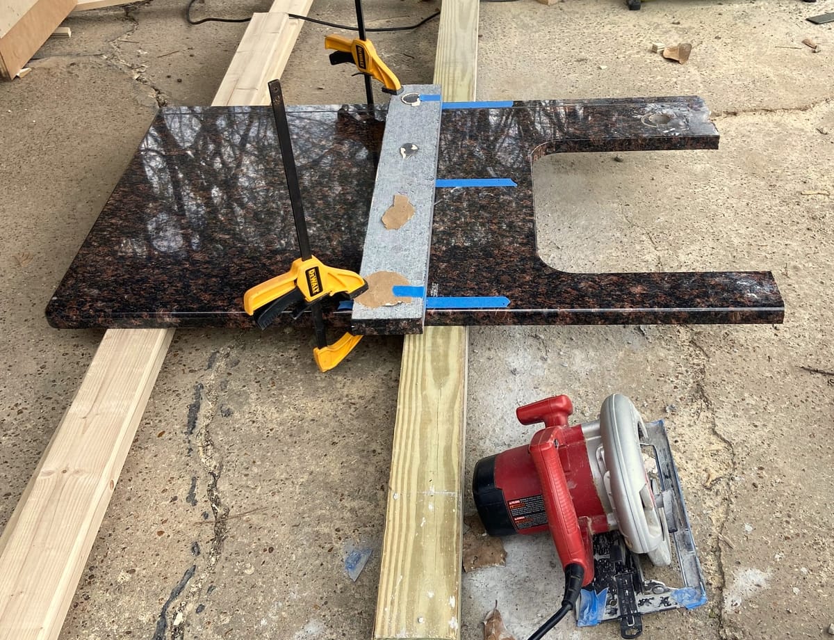 Cutting Granite Countertops